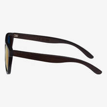 Nebelkind Bamboobastic darkbrown (red mirrored) Sunglasses in Stained dark brown