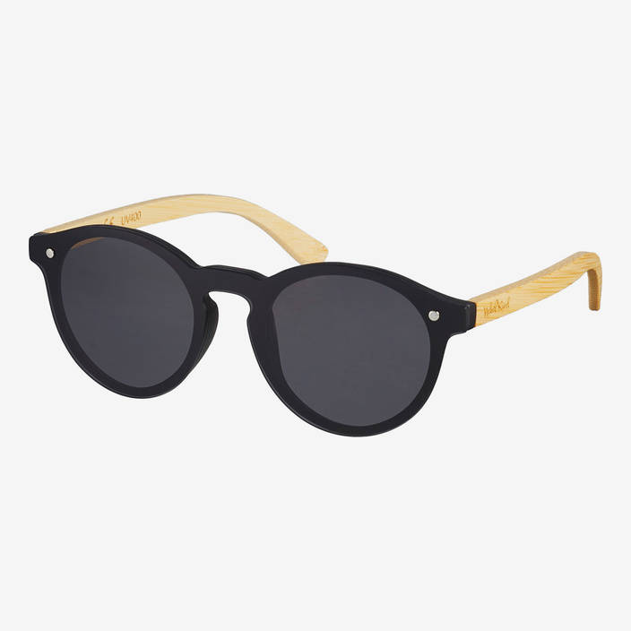 Nebelkind Hybrid Bamboo Sunglasses in Natural-colored bamboo