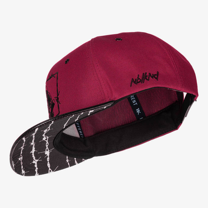 Nebelkind Barbed Wire Limited Snapback in red