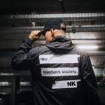 Nebelkind Light Jacket "Snapback Society" Schwarz in schwarz
