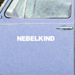 Nebelkind Car Sticker "Nebelkind" big, white in white