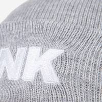 Nebelkind Beanie Lightgrey with Logo in light grey