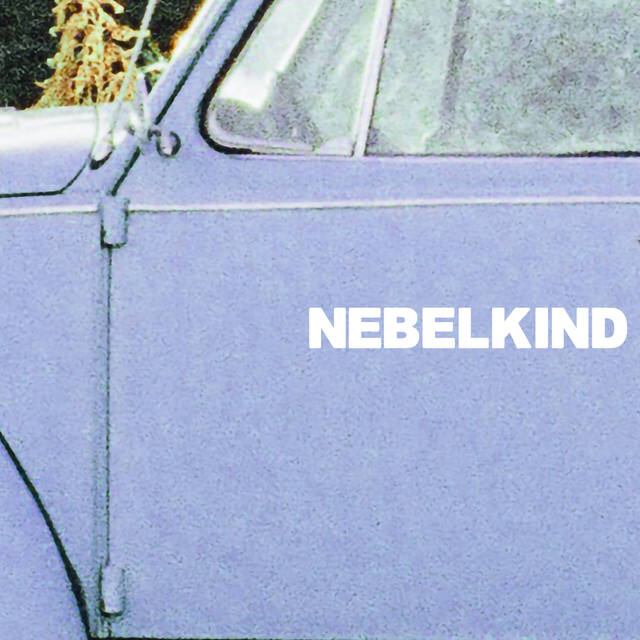 Nebelkind Car Sticker "Nebelkind" big, white in white