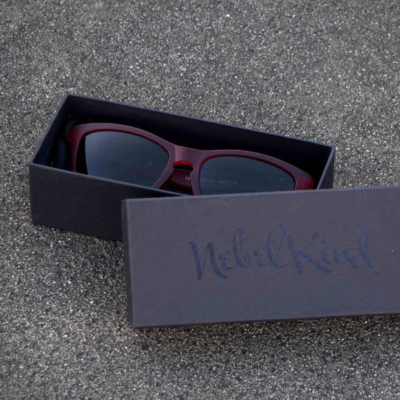 Nebelkind Suntastic Smoke Red Sonnenbrille in rot